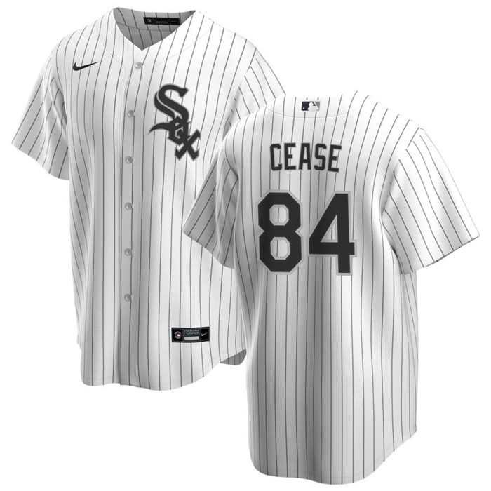 Men's Chicago White Sox #84 Dylan Cease White Cool Base Stitched Jersey