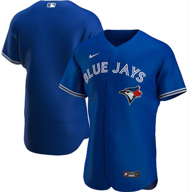 Men's Toronto Blue Jays Blank White MLB Flex Base Stitched Jersey