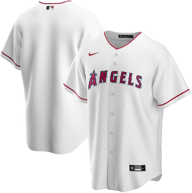 Men's Los Angeles Angels White MLB Cool Base Stitched Jersey