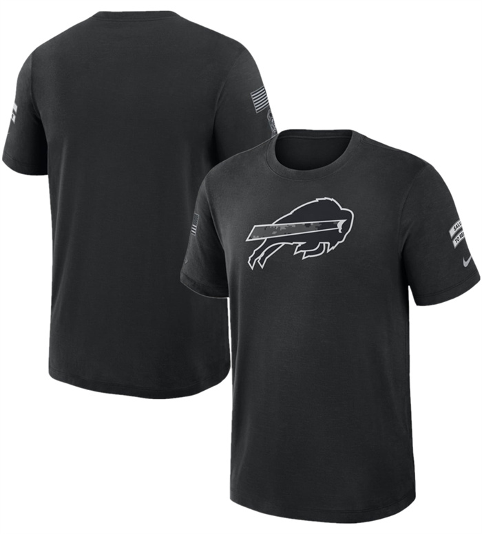 Men's Buffalo Bills Black 2026 Salute to Service Sideline Dri-FIT T-Shirt Men's Buffalo Bills Black 2026 Salute to Service Sideline Dri-FIT T-Shirt