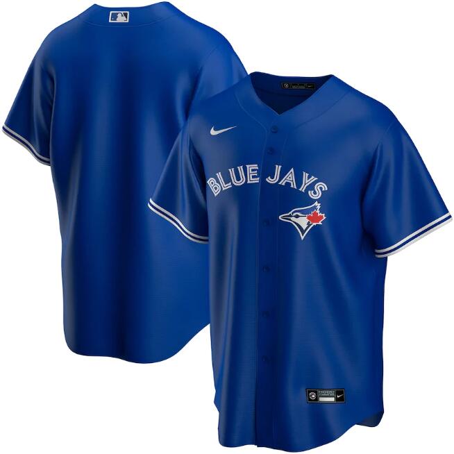 Men's Toronto Blue Jays Blank 2020 Blue MLB Cool Base Stitched Jersey