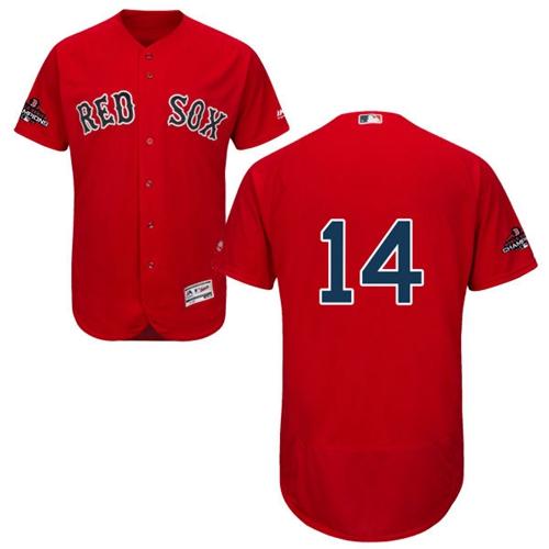 Red Sox #14 Jim Rice Red Flexbase Authentic Collection 2018 World Series Champions Stitched MLB Jersey