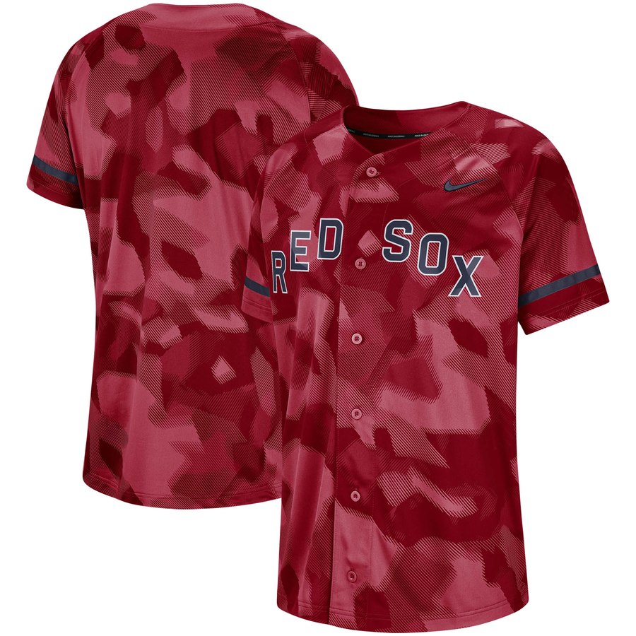Boston Red Sox Nike Camo Jersey Red