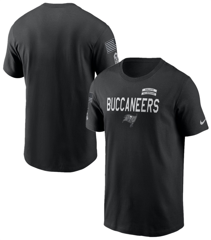 Men's Tampa Bay Buccaneers Black 2026 Salute to Service Sideline Dri-FIT T-Shirt