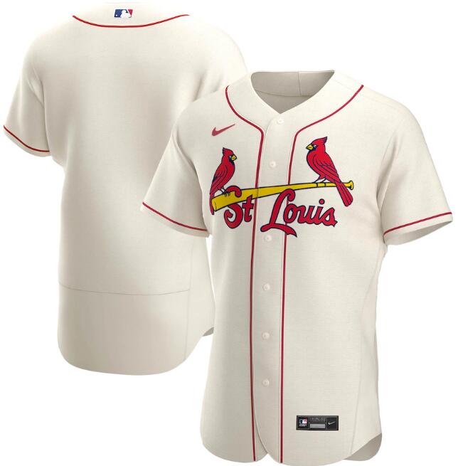 Men's St. Louis Cardinals #46 Paul Goldschmidt Cream MLB Flex Base Stitched Jersey