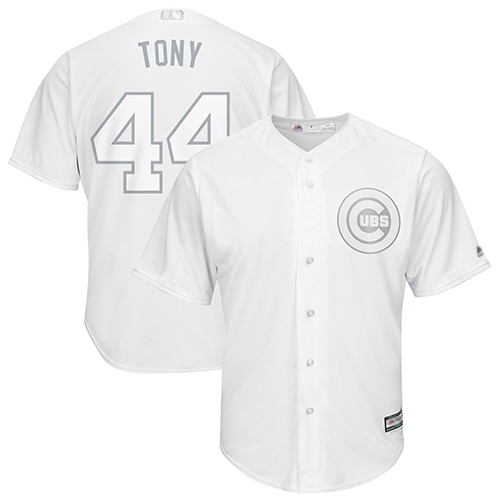 Cubs #44 Anthony Rizzo White "Tony" Players Weekend Cool Base Stitched MLB Jersey
