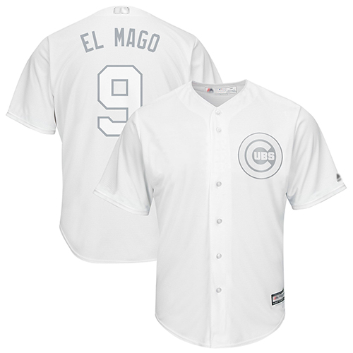 Cubs #9 Javier Baez White "El Mago" Players Weekend Cool Base Stitched MLB Jersey
