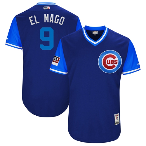 Cubs #9 Javier Baez Royal "El Mago" Players Weekend Authentic Stitched MLB Jersey