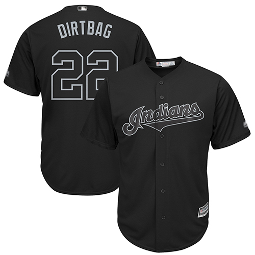 Indians #22 Jason Kipnis Black "Dirtbag" Players Weekend Cool Base Stitched MLB Jersey