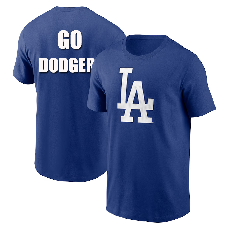 Men's Los Angeles Dodgers Blue T-Shirt