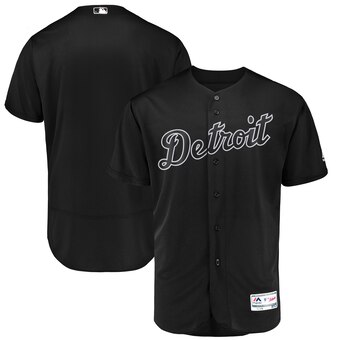 Detroit Tigers Blank Majestic 2019 Players' Weekend Flex Base Authentic Team Jersey Black