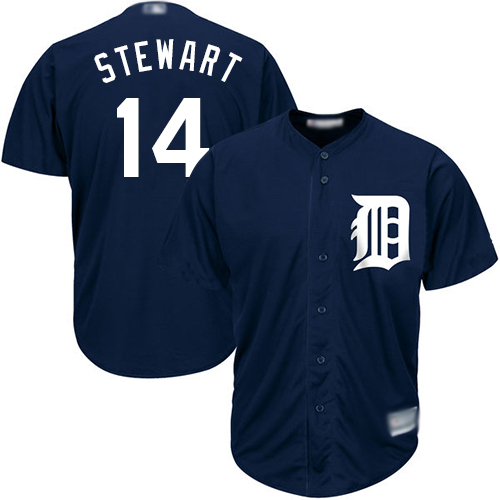 Tigers #14 Christin Stewart Navy Blue New Cool Base Stitched MLB Jersey