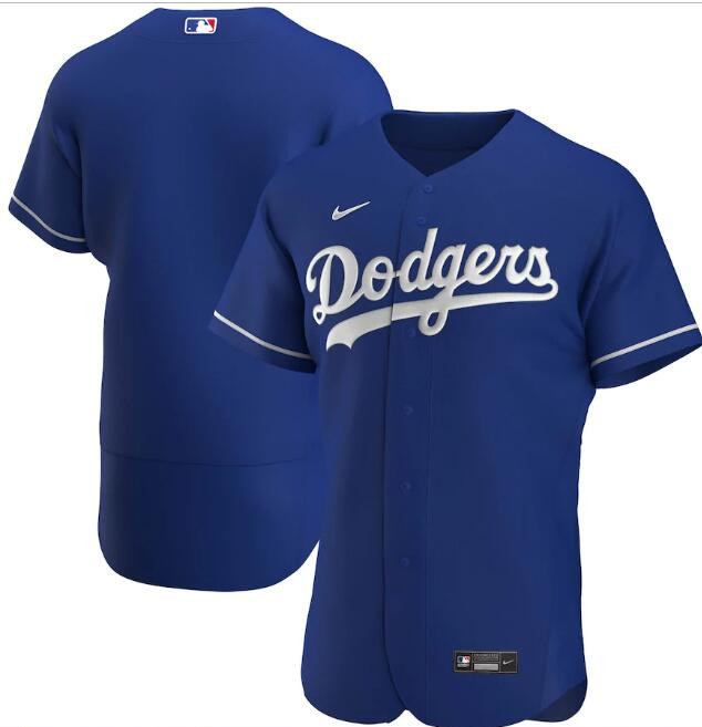 Men's Los Angeles Dodgers Blue MLB Flex Base Stitched Jersey