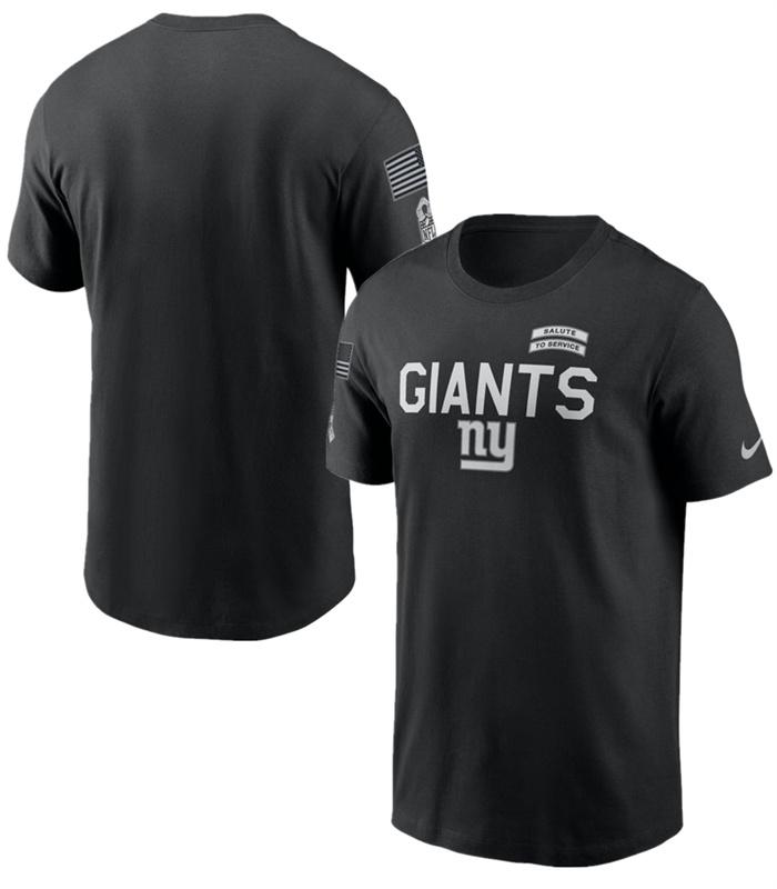 Men's New York Giants Black 2026 Salute to Service Sideline Dri-FIT T-Shirt