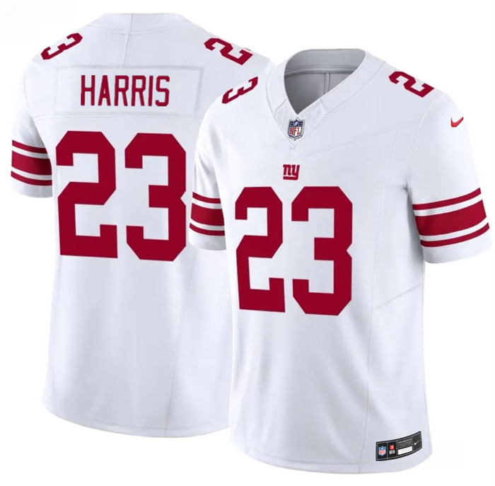 Men's New York Giants #23 Najee Harris White 2026 F.U.S.E. Vapor Untouchable Limited Stitched Jersey