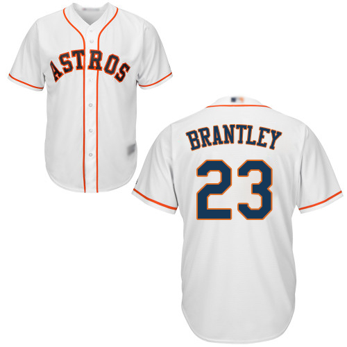 Astros #23 Michael Brantley White New Cool Base Stitched MLB Jersey
