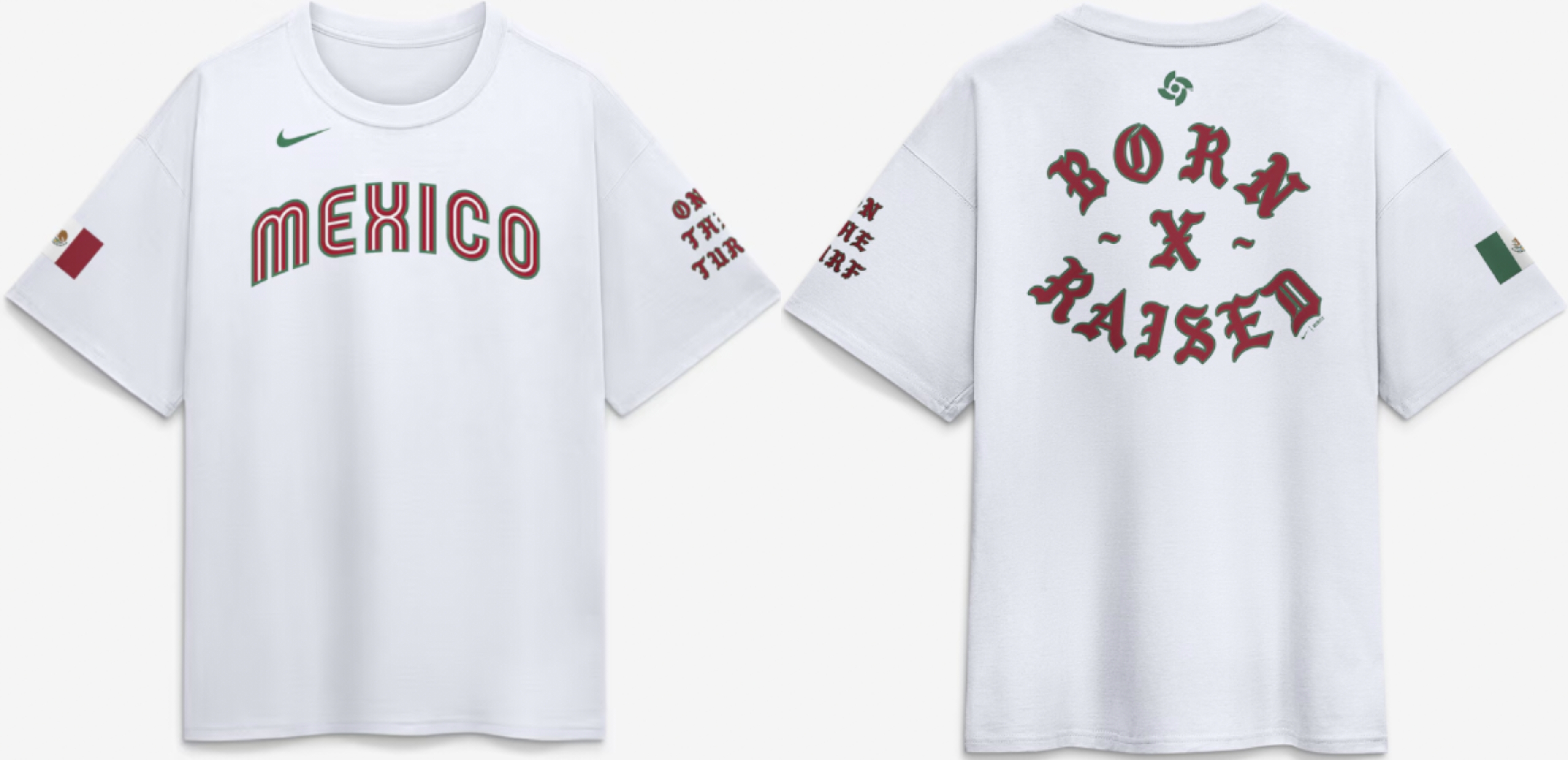 Men's Mexico White 2026 World Baseball Classic Complex Collab T-Shirt