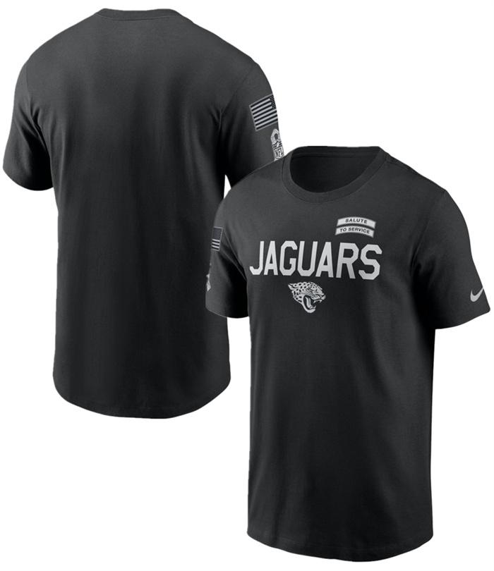 Men's Jacksonville Jaguars Black 2026 Salute to Service Sideline Dri-FIT T-Shirt