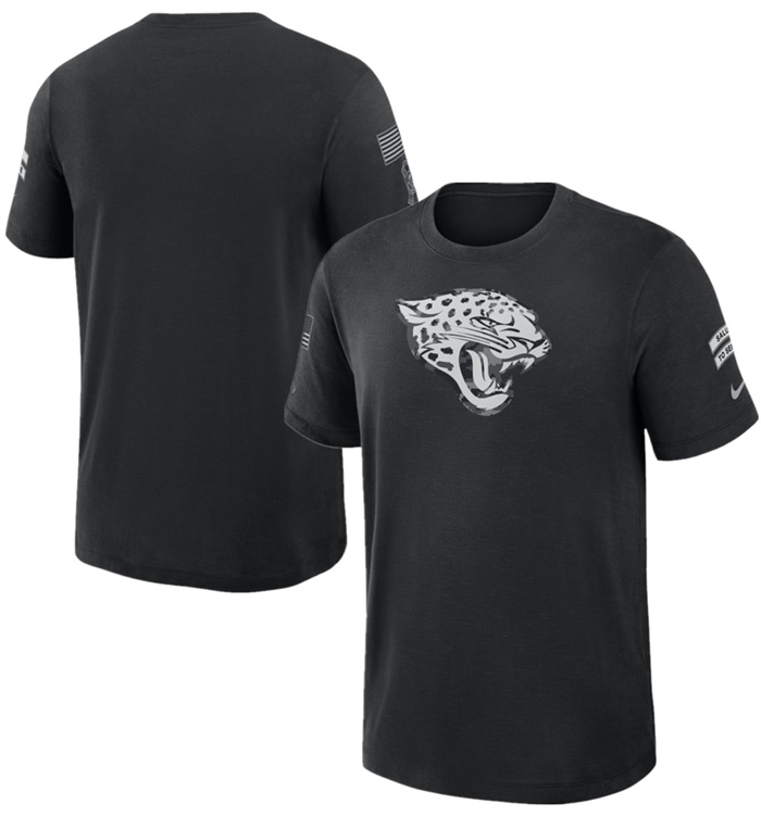 Men's Jacksonville Jaguars Black 2026 Salute to Service Sideline Dri-FIT T-Shirt
