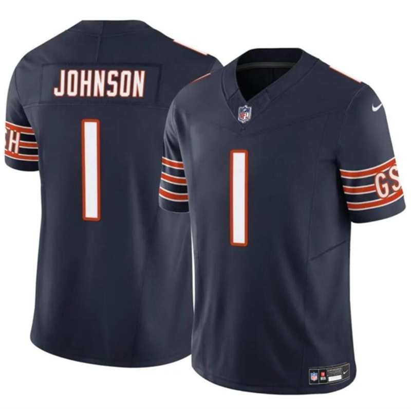 Men's Chicago Bears #1 Jaylon Johnson Navy 2024 F.U.S.E. Vapor Stitched Football Jersey Men's Chicago Bears #1 Jaylon Johnson Navy 2024 F.U.S.E. Vapor Stitched Football Jersey