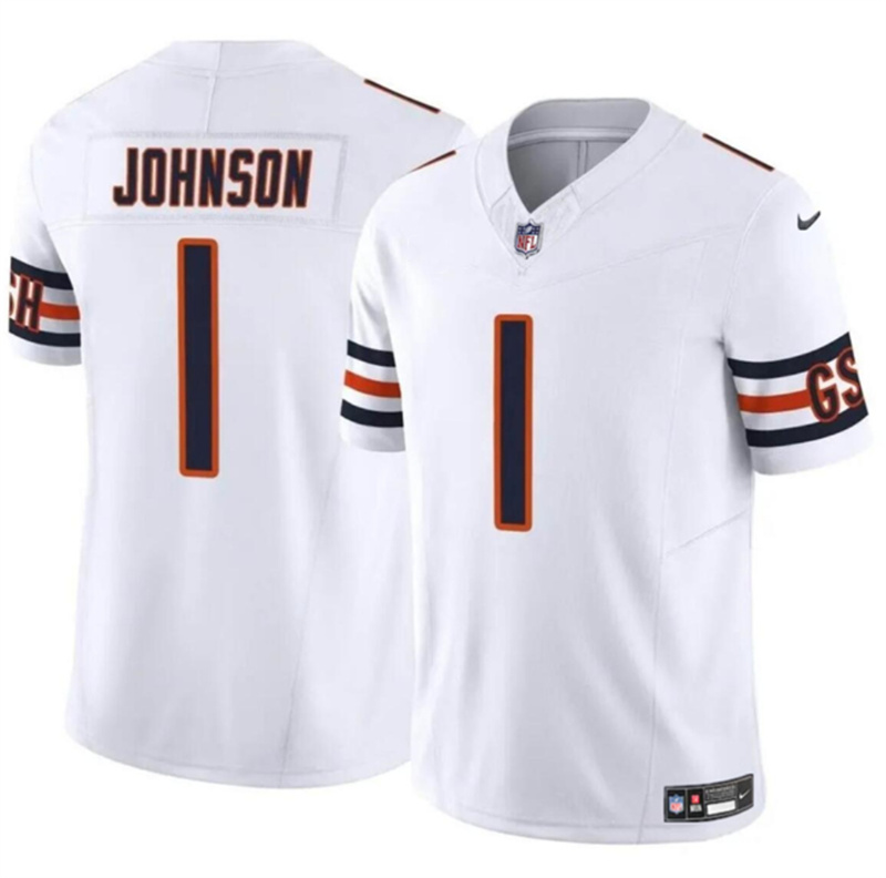 Men's Chicago Bears #1 Jaylon Johnson White 2024 F.U.S.E. Vapor Stitched Football Jersey Men's Chicago Bears #1 Jaylon Johnson White 2024 F.U.S.E. Vapor Stitched Football Jersey