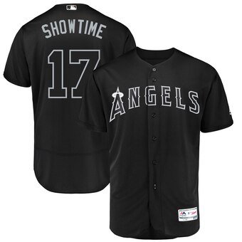 Los Angeles Angels #17 Shohei Ohtani Showtime Majestic 2019 Players' Weekend Flex Base Authentic Player Jersey Black Los Angeles Angels #17 Shohei Ohtani Showtime Majestic 2019 Players' Weekend Flex Base Authentic Player Jersey Black