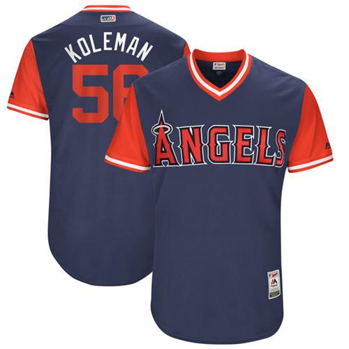 Angels of Anaheim #56 Kole Calhoun Navy 
