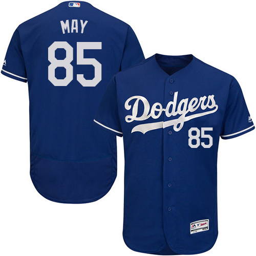 Dodgers #85 Dustin May Blue Flexbase Authentic Collection Stitched MLB Jersey