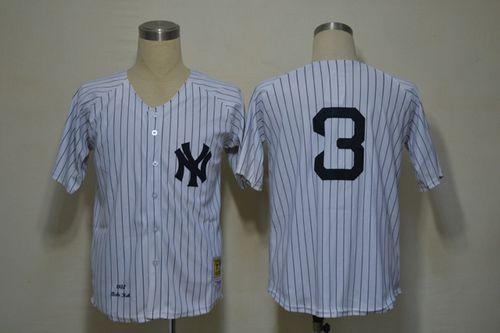 Mitchell And Ness 1932 Yankees #3 Babe Ruth White Throwback Stitched MLB Jersey Mitchell And Ness 1932 Yankees #3 Babe Ruth White Throwback Stitched MLB Jersey