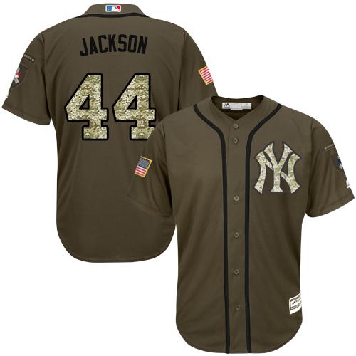 Yankees #44 Reggie Jackson Green Salute to Service Stitched MLB Jersey Yankees #44 Reggie Jackson Green Salute to Service Stitched MLB Jersey
