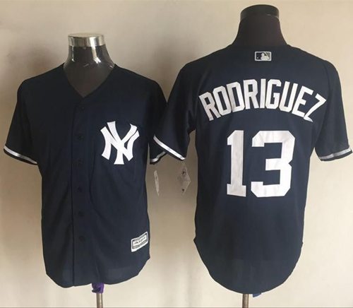 Yankees #13 Alex Rodriguez Navy Blue New Cool Base Stitched MLB Jersey Yankees #13 Alex Rodriguez Navy Blue New Cool Base Stitched MLB Jersey