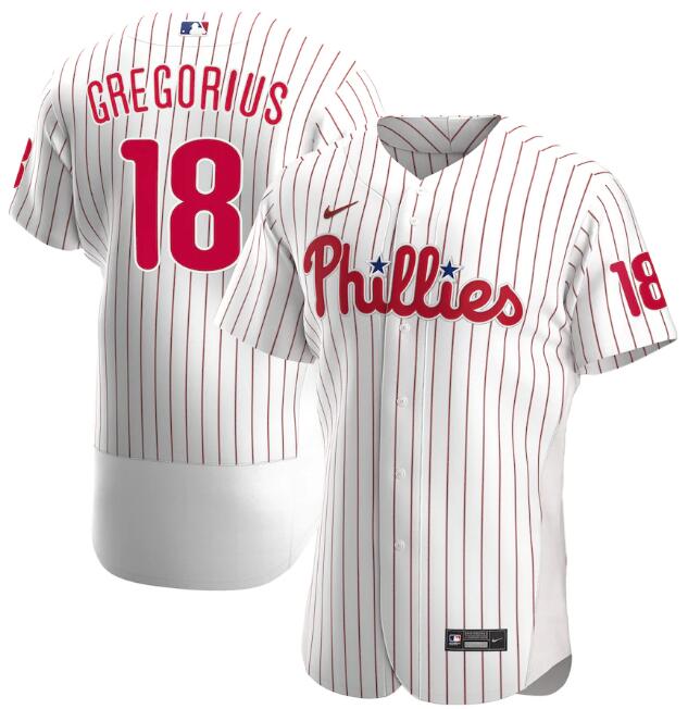 Men's Philadelphia Phillies #10 J.T. Realmuto White MLB Flex Base Stitched Jersey