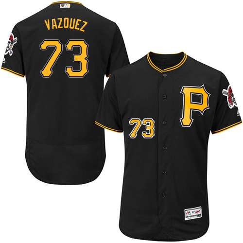 Pirates #73 Felipe Vazquez Black Flexbase Authentic Collection Stitched MLB Jersey