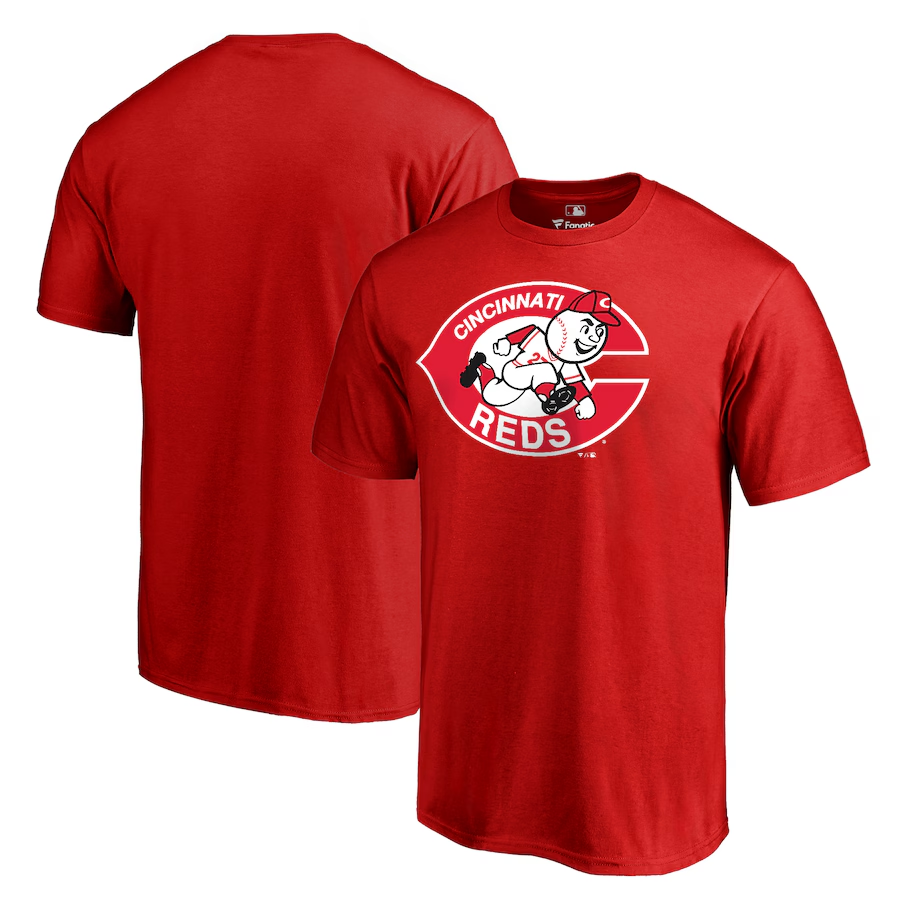 Men's Cincinnati Reds Red T-Shirt（1pc Limited Per Order）
