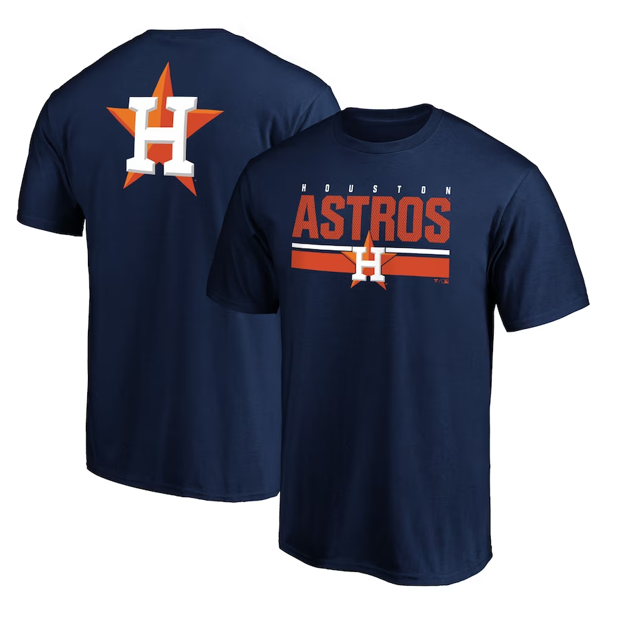 Men's Houston Astros Navy T-Shirt（1pc Limited Per Order）