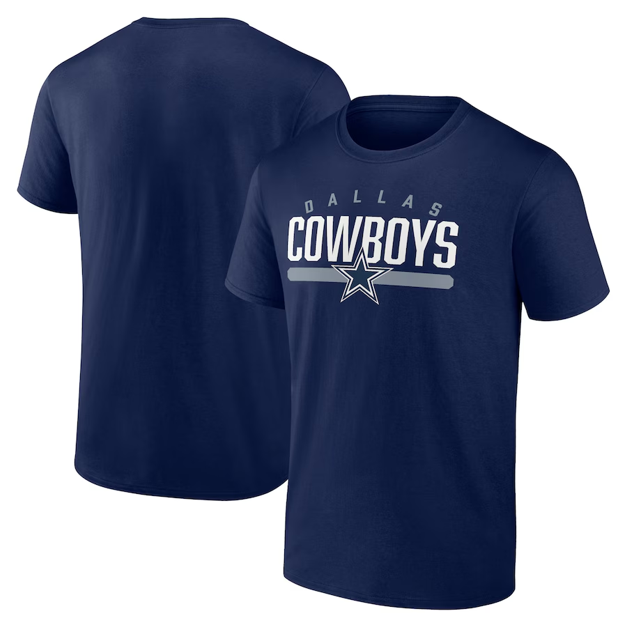 Men's Dallas Cowboys Navy T-Shirt（1pc Limited Per Order）