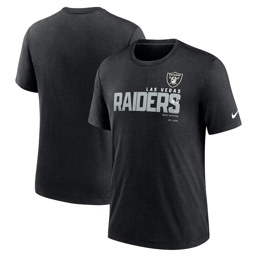 Men's Las Vegas Raiders Black T-Shirt（1pc Limited Per Order）