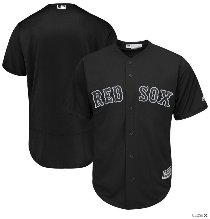 Men's Boston Red Sox Majestic Black 2019 Players' Weekend Team Stitched MLB Jersey