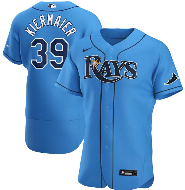 Men's Tampa Bay Rays #39 Kevin Kiermaier Blue MLB Flex Base Stitched Jersey