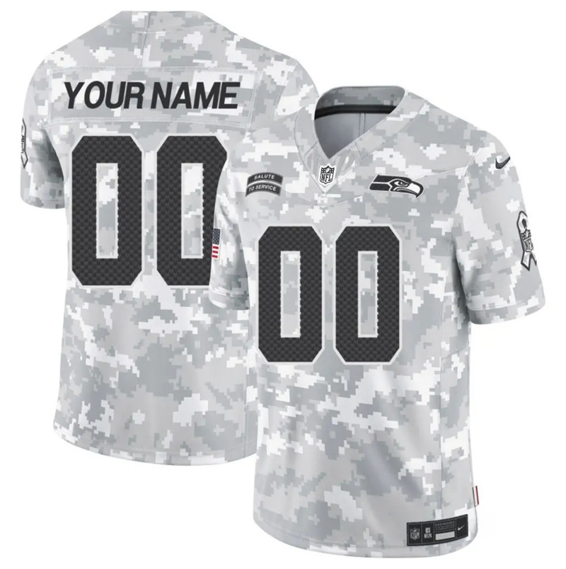 Men's Seattle Seahawks Active Player Custom 2024 F.U.S.E Arctic Camo Salute to Service Limited Stitched Football Jersey Men's Seattle Seahawks Active Player Custom 2024 F.U.S.E Arctic Camo Salute to Service Limited Stitched Football Jersey