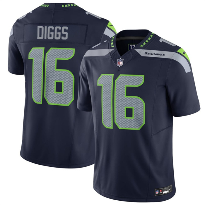 Men's Seattle Seahawks #16 Trevon Diggs Navy 2026 F.U.S.E. Vapor Untouchable Limited Stitched Football Jersey
