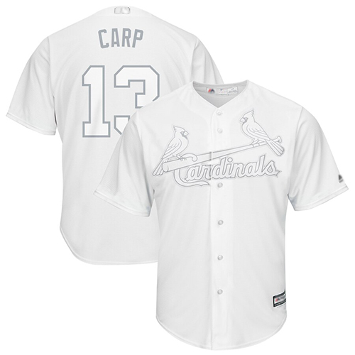 Cardinals #13 Matt Carpenter White "Carp" Players Weekend Cool Base Stitched MLB Jersey