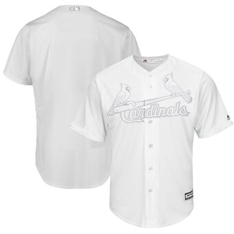 St. Louis Cardinals Blank Majestic 2019 Players' Weekend Cool Base Team Jersey White