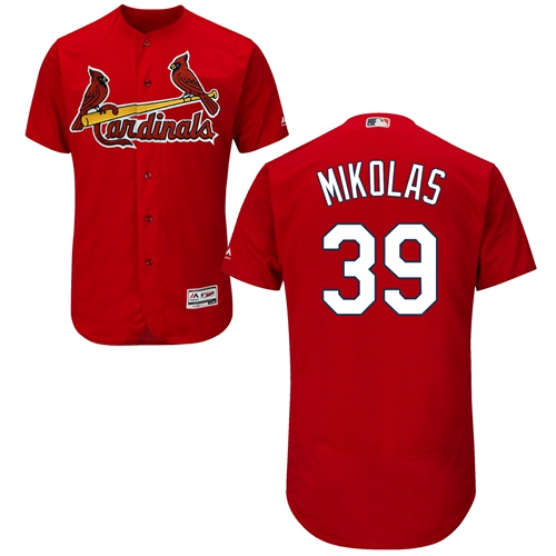 Cardinals #39 Miles Mikolas Red Flexbase Authentic Collection Stitched MLB Jersey