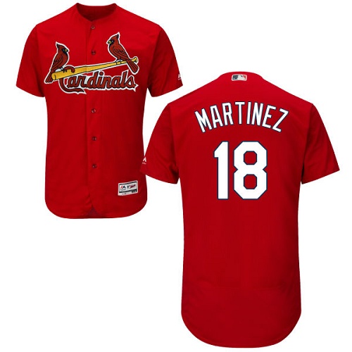 Cardinals #18 Carlos Martinez Red Flexbase Authentic Collection Stitched MLB Jersey