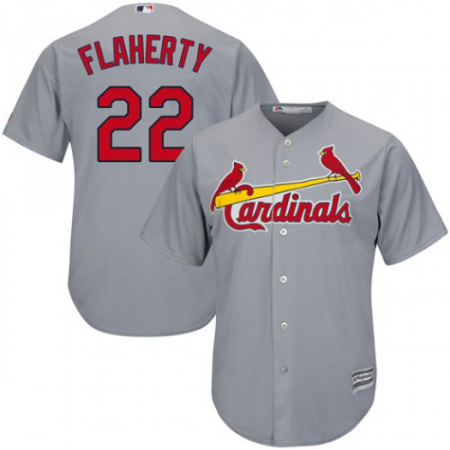 Cardinals #22 Jack Flaherty Grey New Cool Base Stitched MLB Jersey