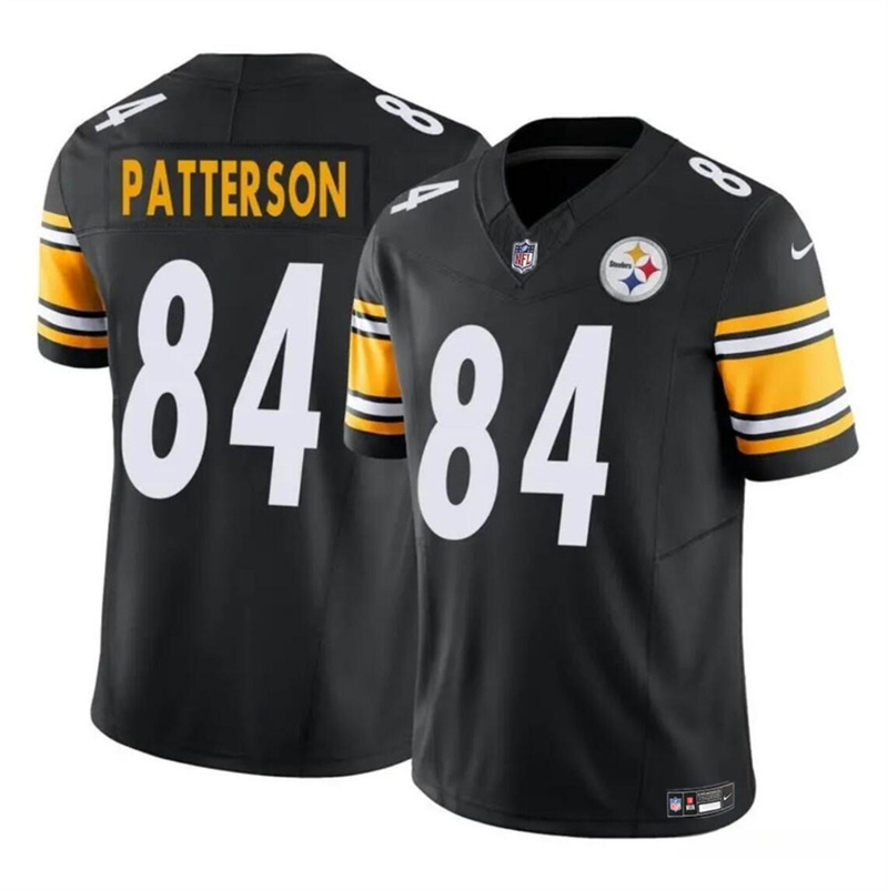 Men's Pittsburgh Steelers #84 Cordarrelle Patterson Black 2024 F.U.S.E. Alternate Vapor Untouchable Limited Stitched Jersey