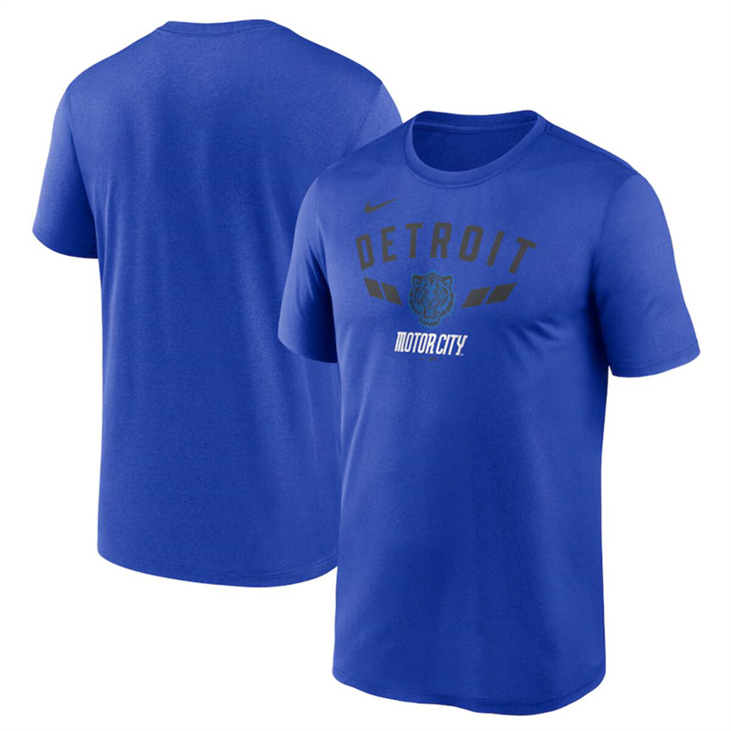 Men's Detroit Tigers Royal 2024 City Connect Legend Performance T-Shirt