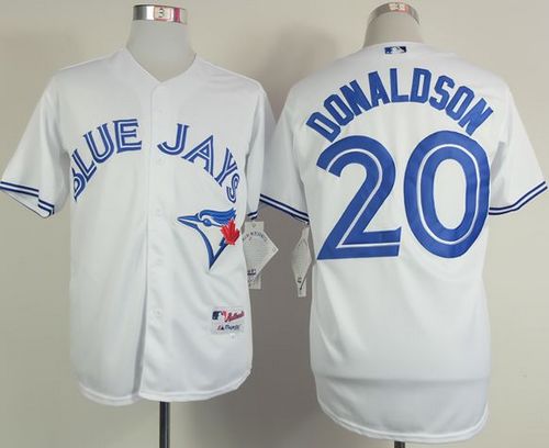 Blue Jays #20 Josh Donaldson White Home Cool Base Stitched MLB Jersey Blue Jays #20 Josh Donaldson White Home Cool Base Stitched MLB Jersey