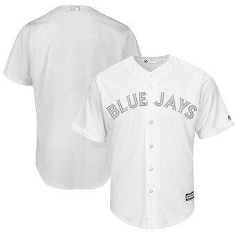Toronto Blue Jays Blank Majestic 2019 Players' Weekend Cool Base Team Jersey White